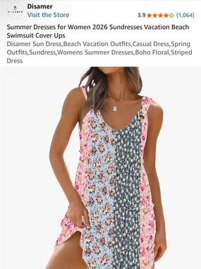 Boho Summer vacation dress